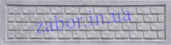 Плита глухая «под кирпич»