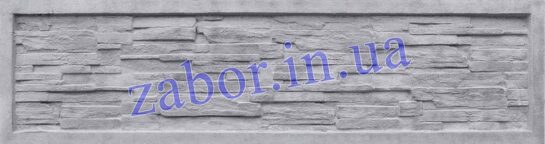 Плита глухая «под сланец» с окантовкой