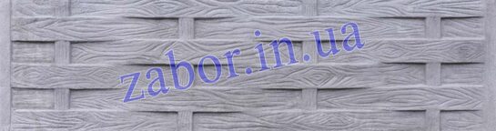 Плита глухая «плетень»