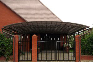 Металлические навесы для авто