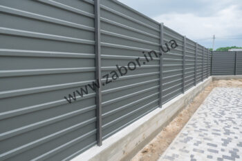 Забор из профнастила