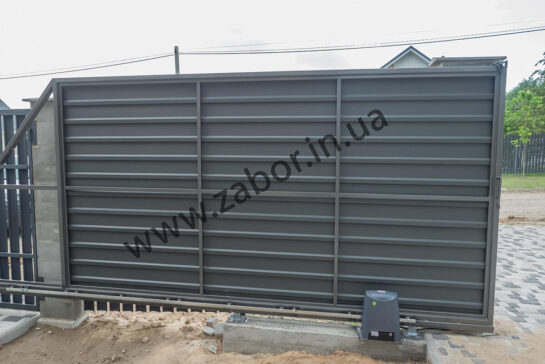 Забор из профнастила