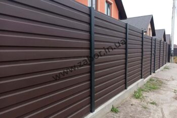 Забор из профнастила