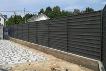 Забор из профнастила