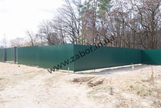 Паркан з профнастилу