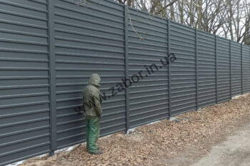 Паркан з профнастілу