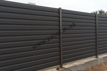 Паркан з профнастілу