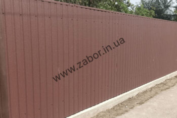 Паркан з профнастілу