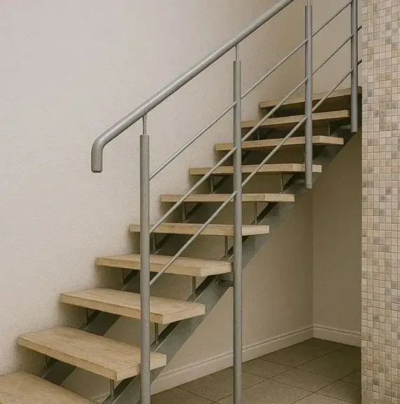 Лестницы металлические, межкомнатные, для квартиры, дома.